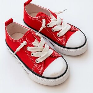 🎅 3/$15 SALE Classic Red Kids Sneakers